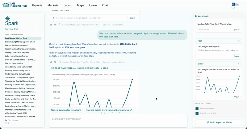 Option 2: Pin a fact and download a social graphic